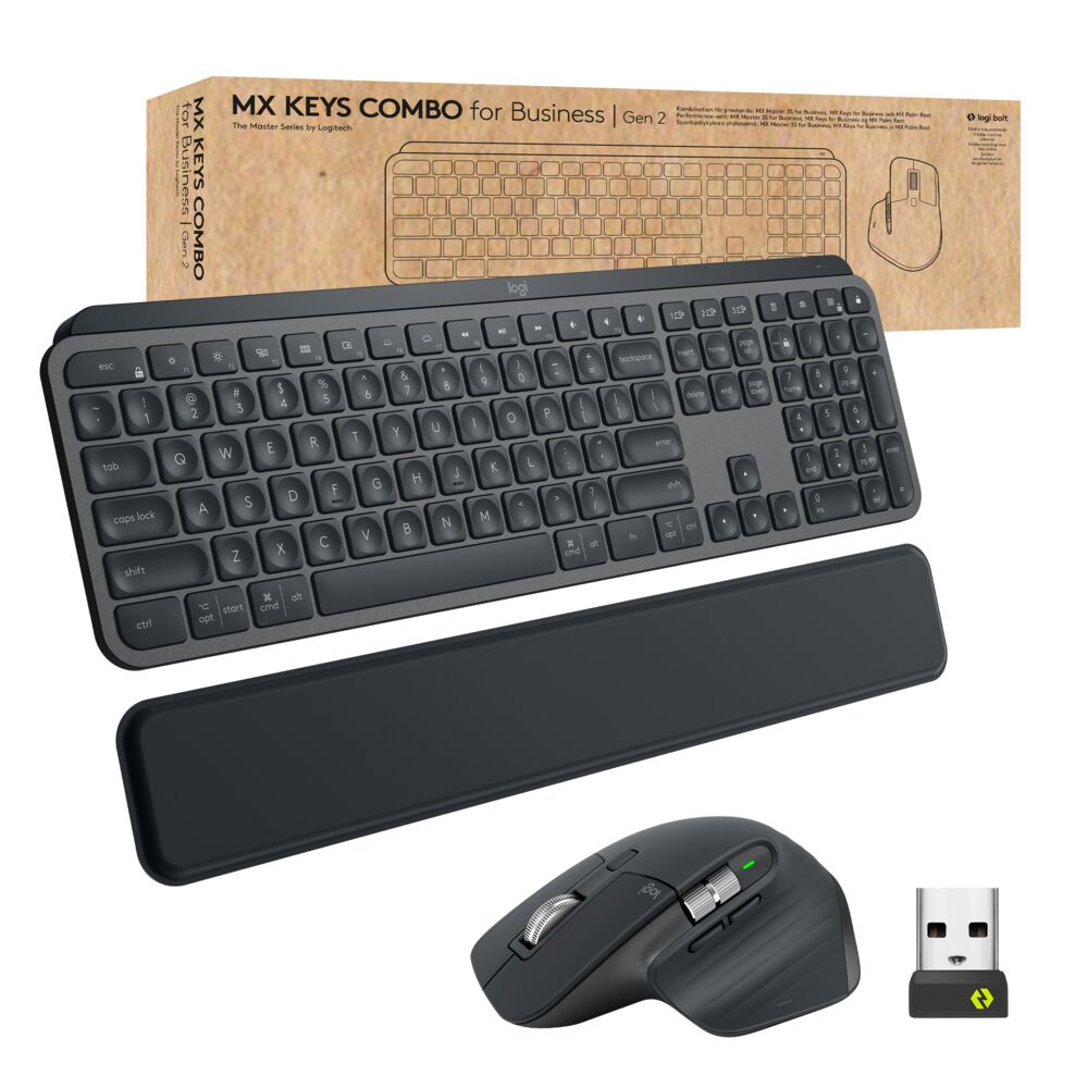 Logitech MX Keys sett fyrir fyrirtæki með MX Master 3s og MX lyklaborðsrenning - image 2 [dc9faf5f57]