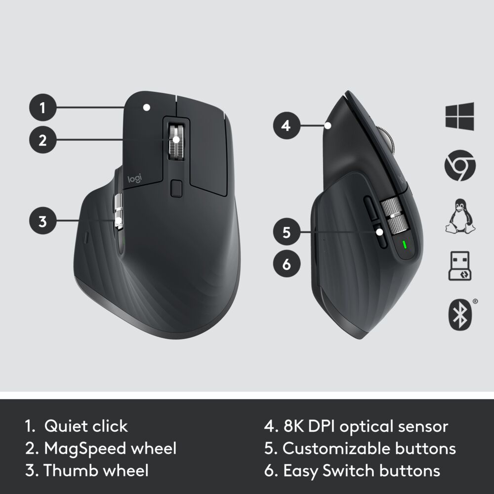 Logitech MX Keys sett fyrir fyrirtæki með MX Master 3s og MX lyklaborðsrenning - image 13 [87c3d64f16]