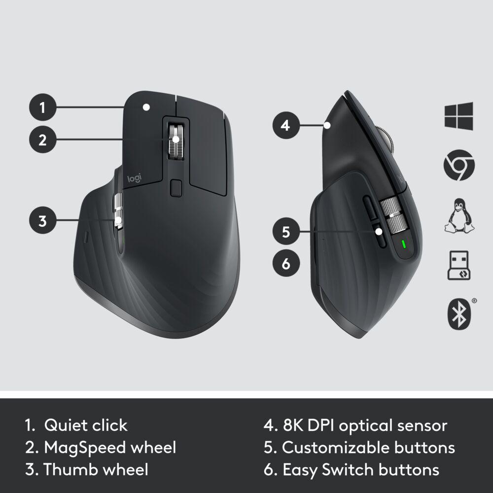 Logitech MX Keys sett fyrir fyrirtæki með MX Master 3s og MX lyklaborðsrenning - image 14 [cf9d4e263d]