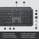 Logitech MX Keys sett fyrir fyrirtæki með MX Master 3s og MX lyklaborðsrenning - image 15 [106a16701f]
