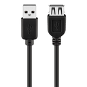 Goobay USB2.0 A-A framlengingarkapall, 1.8m, svartur - image 2 [534bf5df6e]
