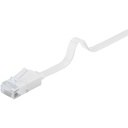 Goobay Cat6 RJ45 flöt netsnúra hvít, 7.0m - image 2 [913d1bd2ea]