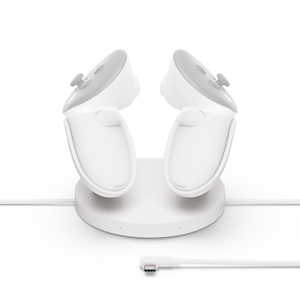 Meta Quest VR 3/3S Compact hleðsludokka, hvít - image 2 [257a0a8ecb]