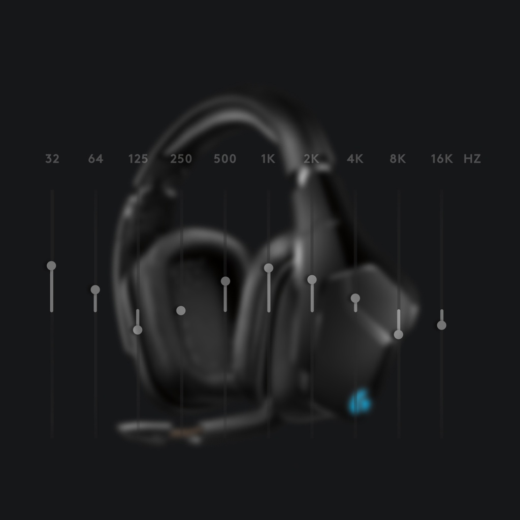 Logitech G935 þráðlaus leikjaheyrnartól, svört - image 17 [48f8bc9a07]