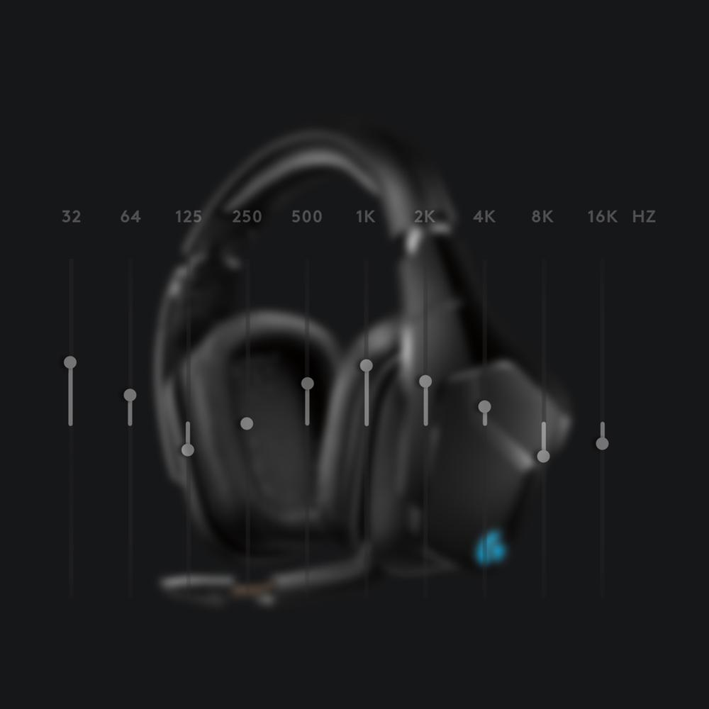 Logitech G935 þráðlaus leikjaheyrnartól, svört - image 18 [1fc62cc75a]