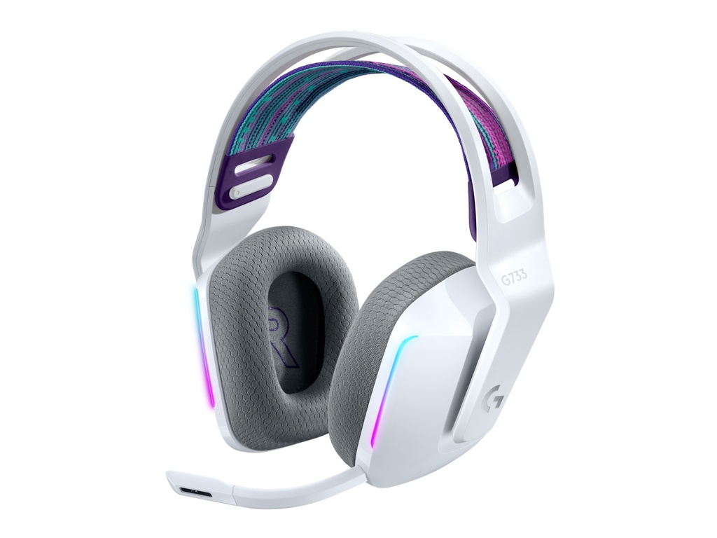 Logitech G733 LightSpeed þráðlaus leikjaheyrnartól, hvít - image 2 [1b86c373ef]