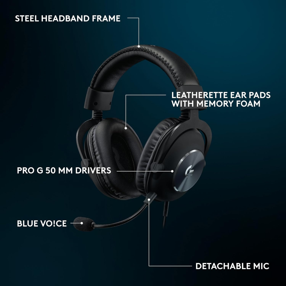 Logitech G Pro X SE leikjaheyrnartól, svört - image 8 [1eb954b61c]
