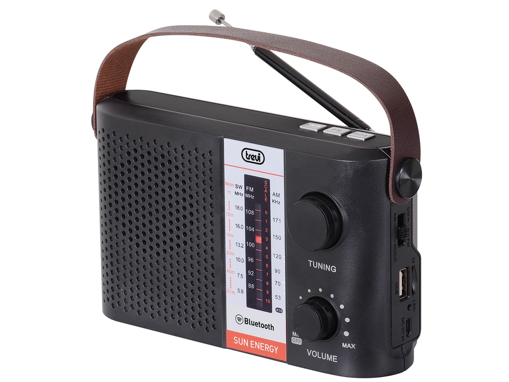 Trevi RA 7F25 BT ferðaútvarp, Rechargeable, Sun Energy - image 9 [d8e87a665b]