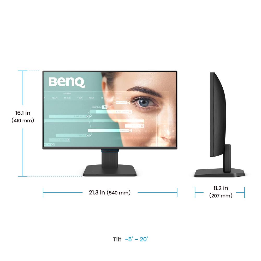 BenQ GW2490C 24" FHD IPS 144Hz USB-C skjár, svartur - image 8 [db38e193d3]
