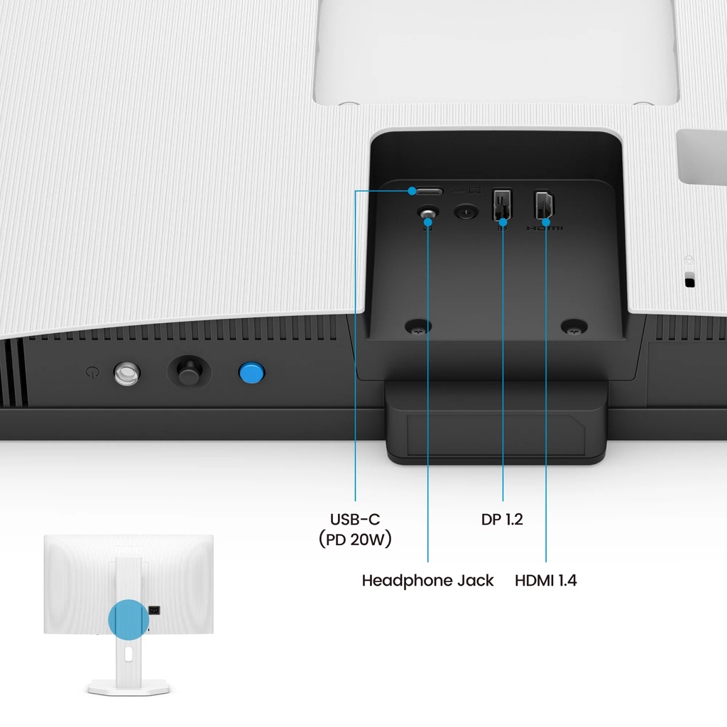 BenQ GW2490TC 24" FHD IPS 144Hz USB-C skjár, hvítur - image 13 [76c9264c44]