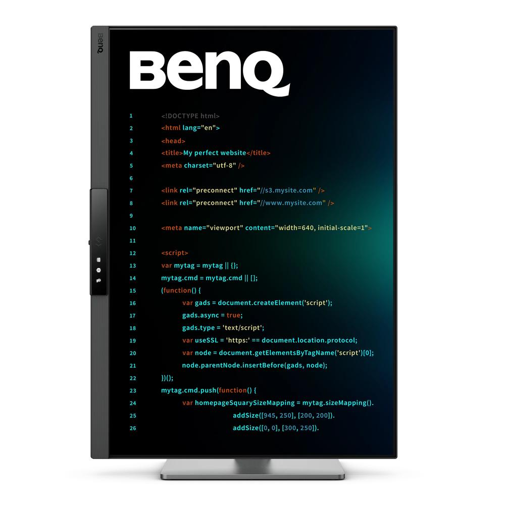BenQ RD280UG 28" UHD+ IPS 120Hz Programming USB-C dokkuskjár 90W, m. MoonHalo lýsingu - image 10 [cf5570c62f]