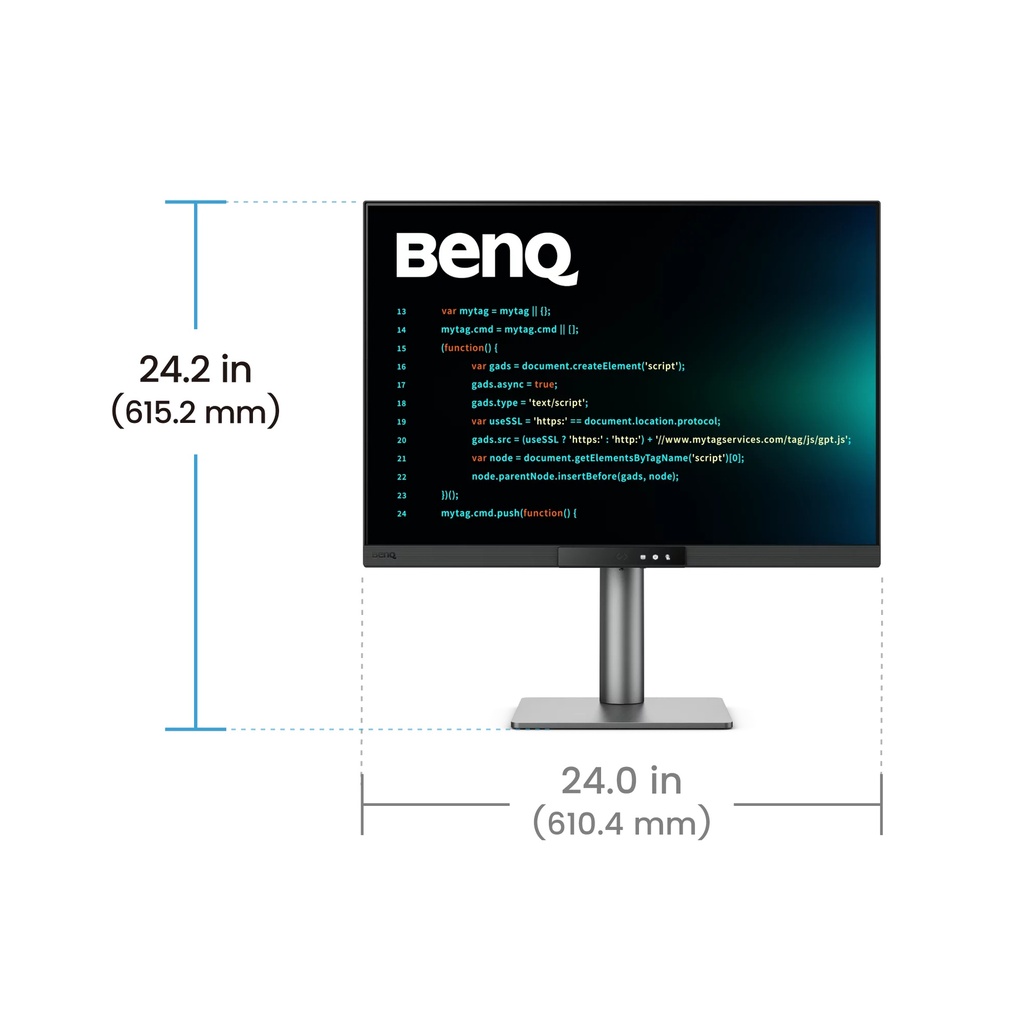 BenQ RD280UG 28" UHD+ IPS 120Hz Programming USB-C dokkuskjár 90W, m. MoonHalo lýsingu - image 11 [24d21754f2]