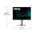 BenQ RD280UG 28" UHD+ IPS 120Hz Programming USB-C dokkuskjár 90W, m. MoonHalo lýsingu - image 11 [24d21754f2]