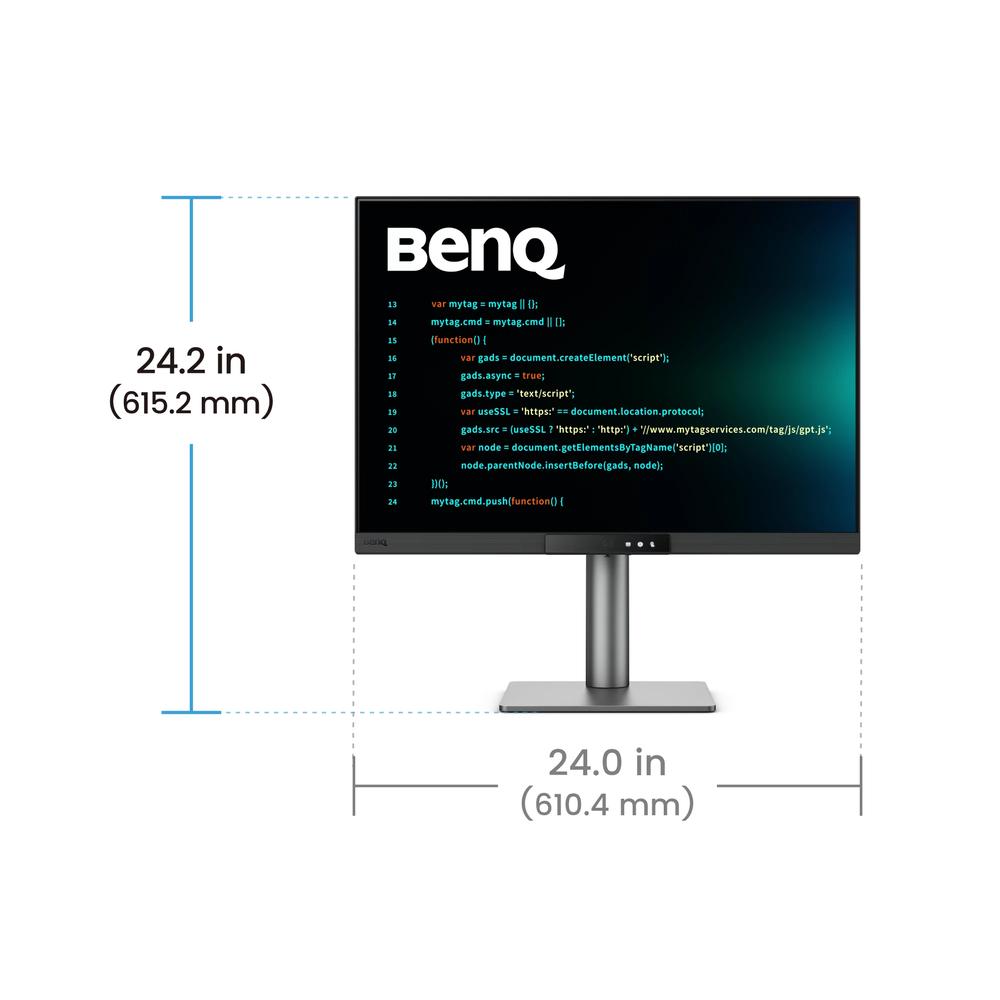 BenQ RD280UG 28" UHD+ IPS 120Hz Programming USB-C dokkuskjár 90W, m. MoonHalo lýsingu - image 12 [849a42fafe]