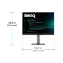 BenQ RD280UG 28" UHD+ IPS 120Hz Programming USB-C dokkuskjár 90W, m. MoonHalo lýsingu - image 12 [849a42fafe]