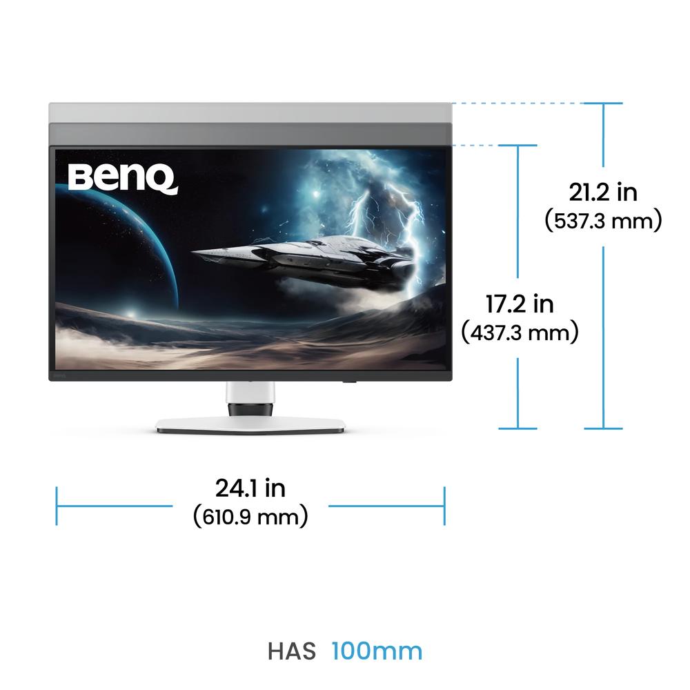 BenQ Mobiuz EX271UZ 27" 4K UHD QD-OLED 240Hz HDR leikjaskjár, grár - image 14 [c21d85172d]