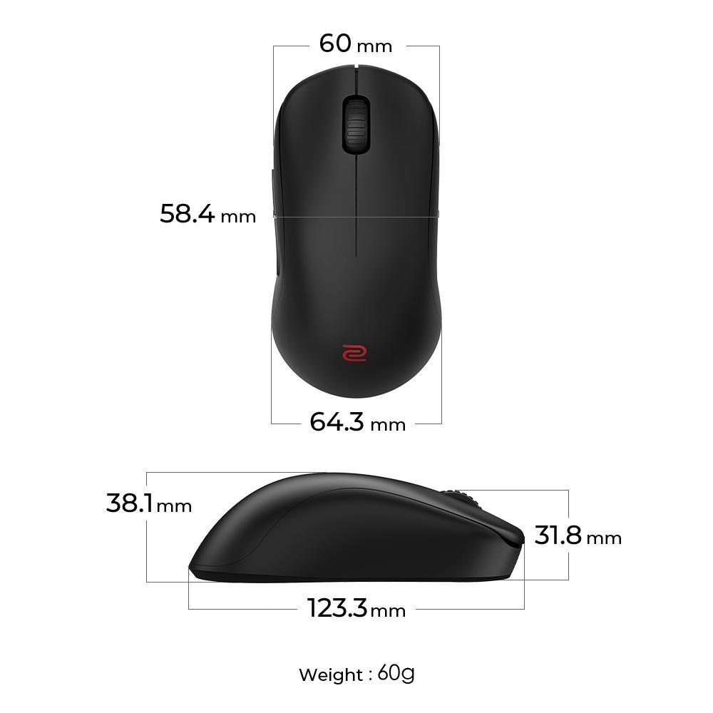 ZOWIE by BenQ U2-DW þráðlaus leikjamús, svört - image 16 [ac6d2ab6a0]
