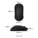 ZOWIE by BenQ U2-DW þráðlaus leikjamús, svört - image 16 [ac6d2ab6a0]