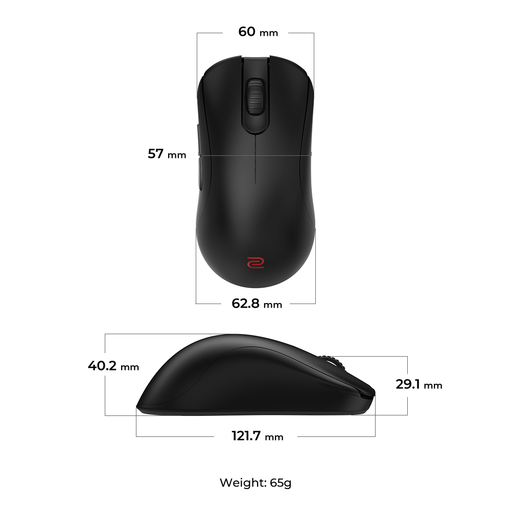 ZOWIE by BenQ ZA13 þráðlaus leikjamús, svört - image 13 [e642dd4442]