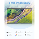 Arzopa 14" FHD IPS HDR USB-C ferðaskjár, innb. kickstand, grár - image 3 [facc05733c]