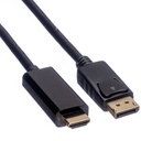 Roline DisplayPort í HDMI 4k kapall hann/hann 5 metrar, svartur - image 3 [ddb98deef2]