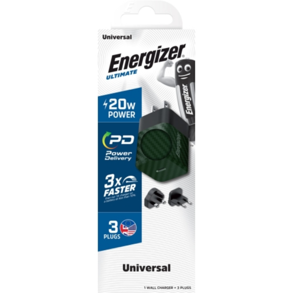 20W Energizer Universal USB-C PD GaN EU/UK/US ferðahleðslutæki, grænt - image 3 [fcbd66b159]