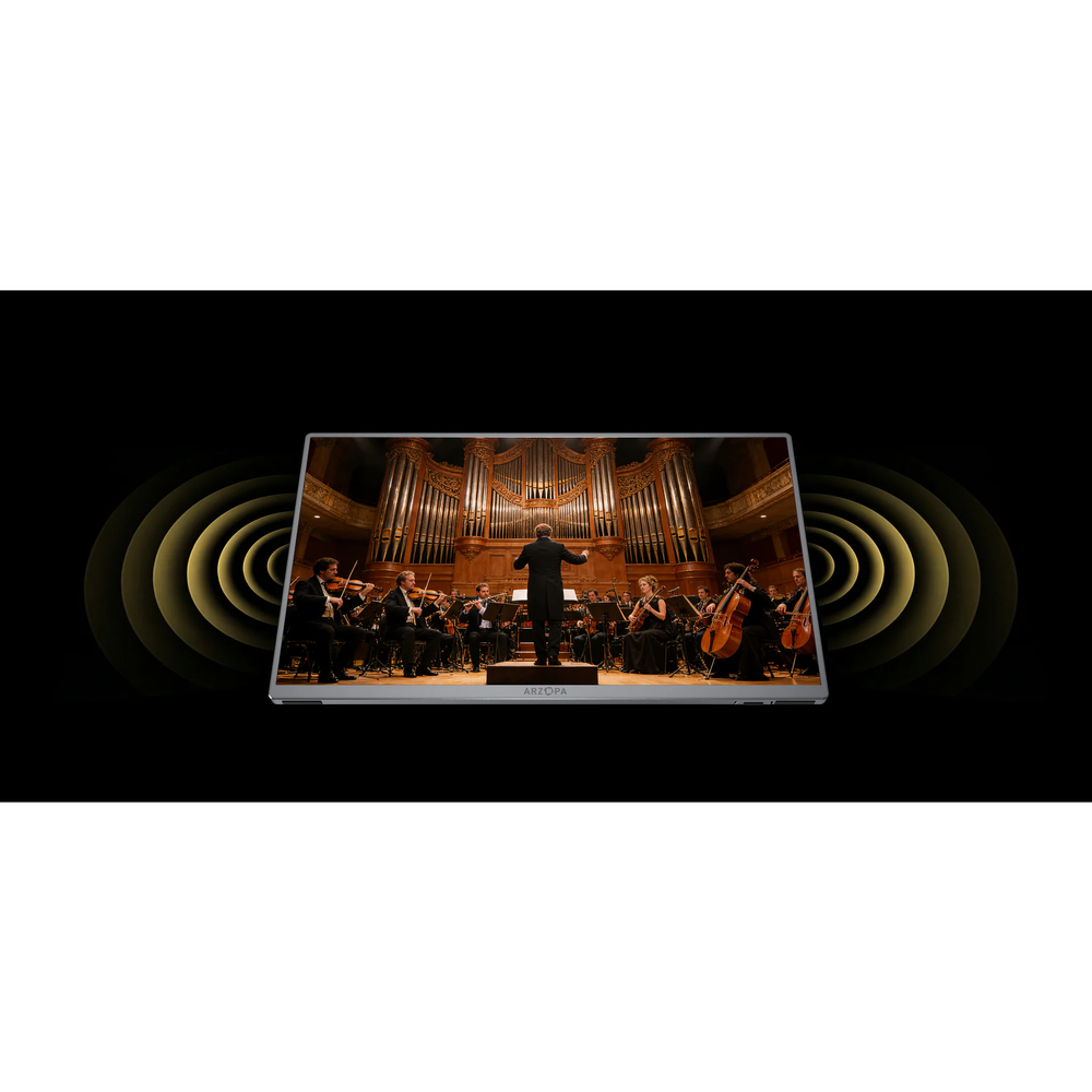 Arzopa 13,3" FHD OLED HDR10 USB-C ferðaskjár, innb. kickstand, grár - image 8 [f6567404cd]