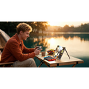 Arzopa 13,3" FHD OLED HDR10 USB-C ferðaskjár, innb. kickstand, grár - image 9 [a377dd4145]