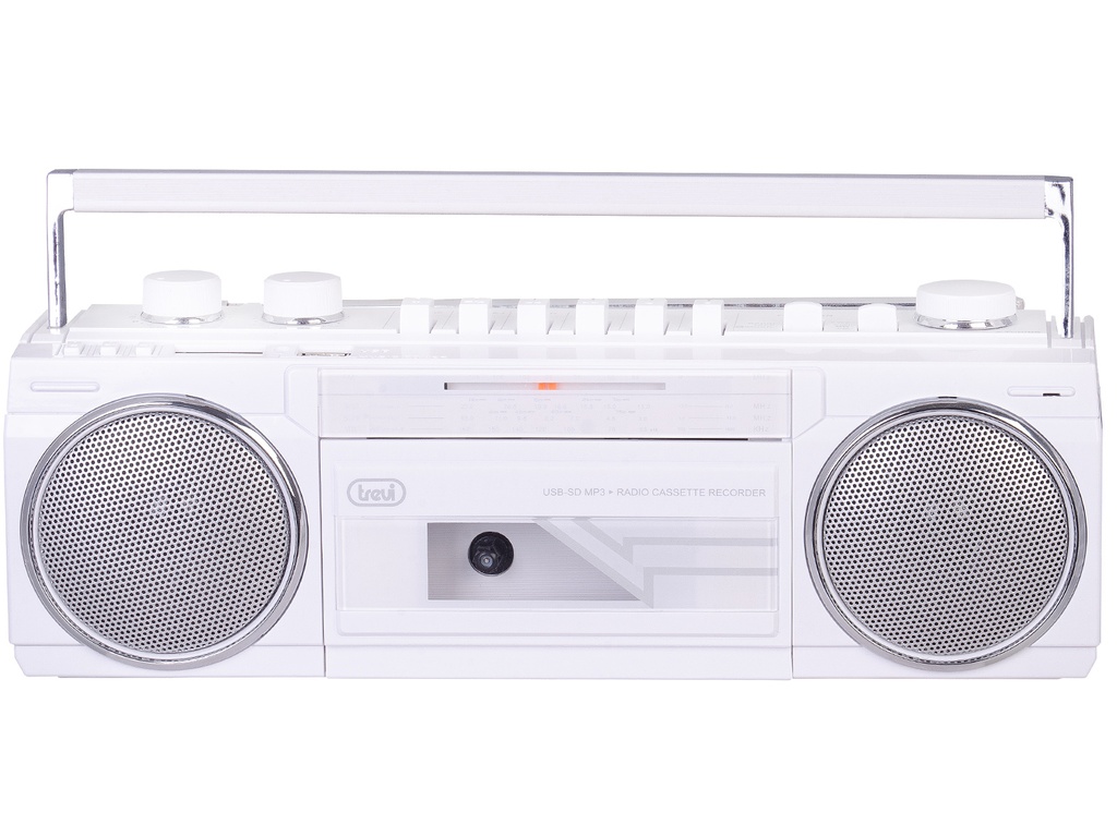 Trevi RR 501 Bluetooth kasettuferðahátalari, Hvítur - image 3 [7183c1fa30]
