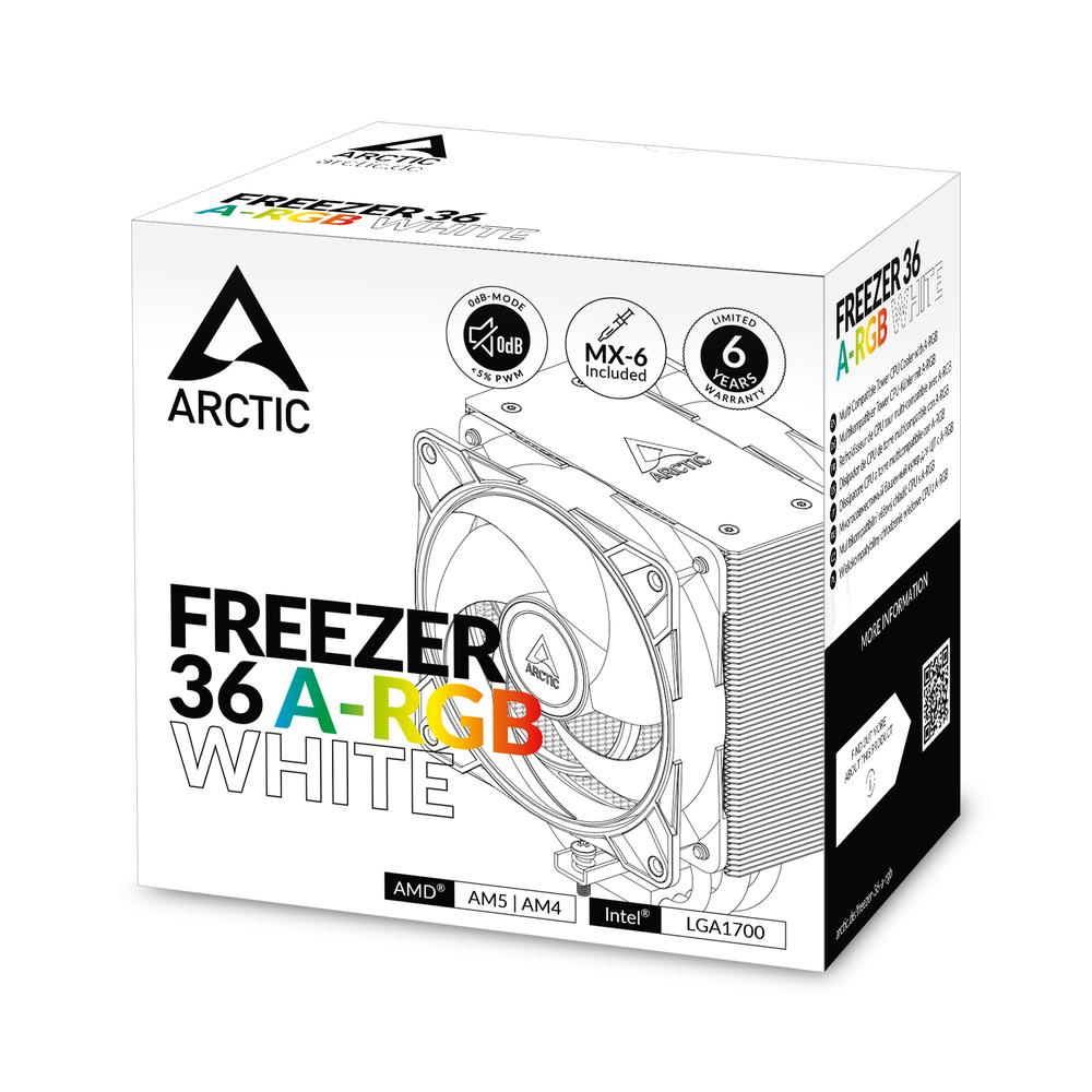 Arctic Freezer 36 ARGB örgjörvakæling AMD / Intel, hvít - image 18 [514801a087]