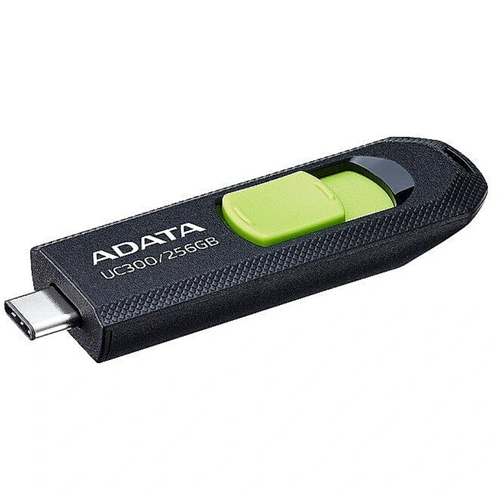 ADATA UC300 256GB USB-C minnislykill, Svartur/Grænn - image 2 [8be4fd6923]