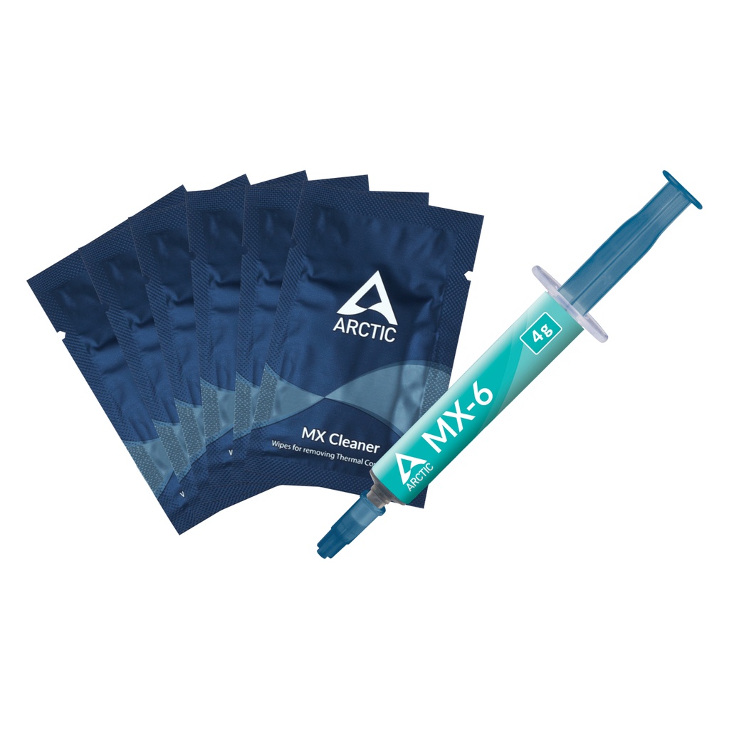 Arctic MX-6 hitaleiðandi krem í sprautu 4g með 6x hreinsiklúta - image 5 [14d5ca181c]