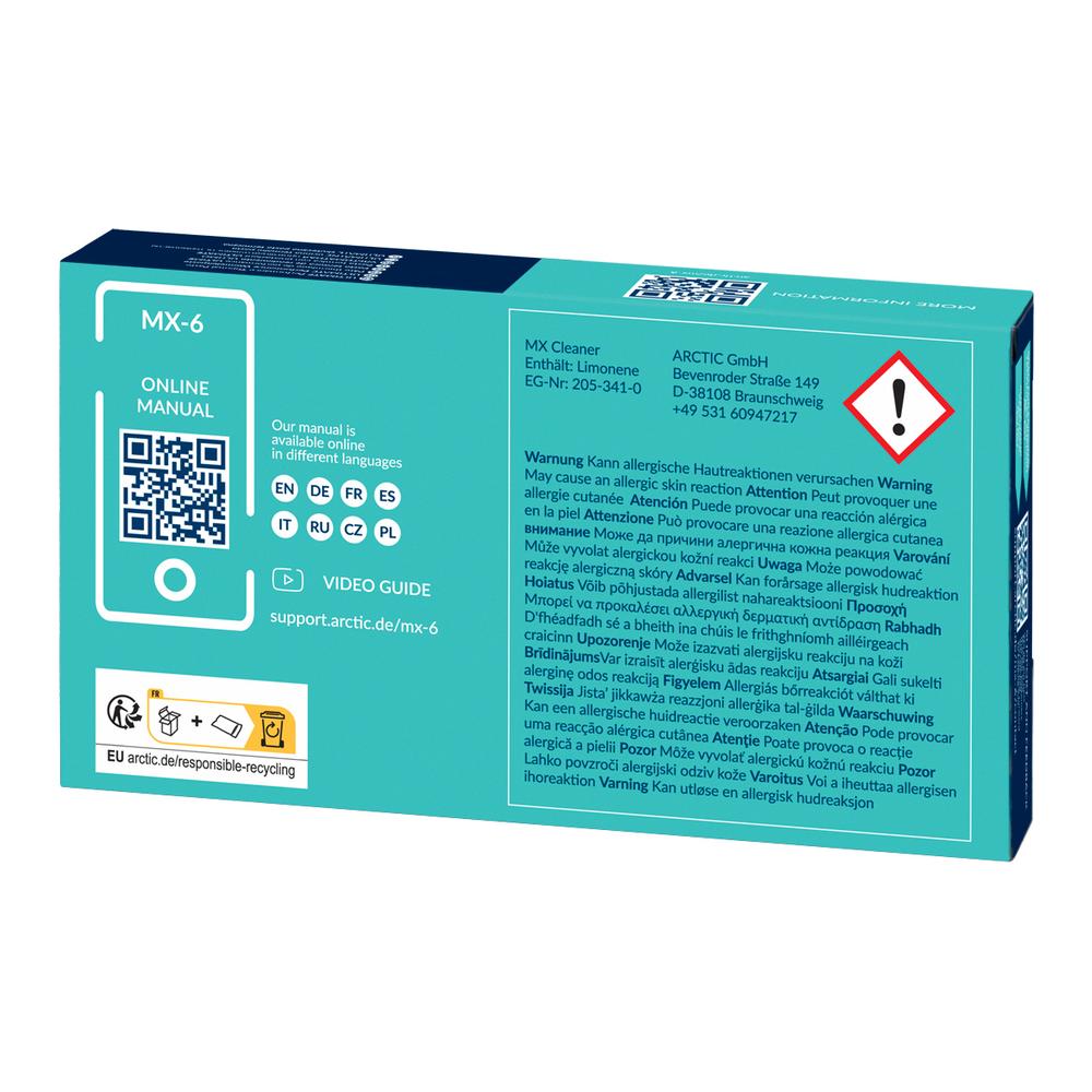 Arctic MX-6 hitaleiðandi krem í sprautu 4g með 6x hreinsiklúta - image 10 [d477788dcc]