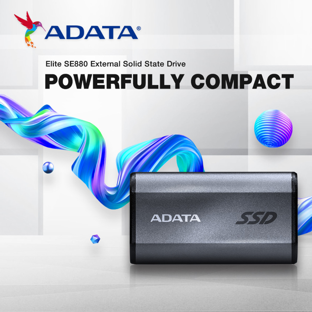 1TB ADATA SD880 SSD flakkari, USB-C, svartur - image 6 [5d840e6a59]