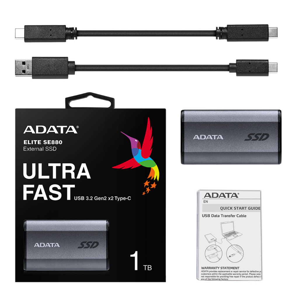1TB ADATA SD880 SSD flakkari, USB-C, svartur - image 11 [7341b4a03b]