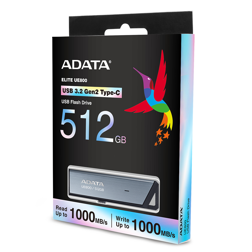 ADATA UE800 512GB USB-C ofurhraður minnislykill, Metal grár - image 6 [9c116ef36f]