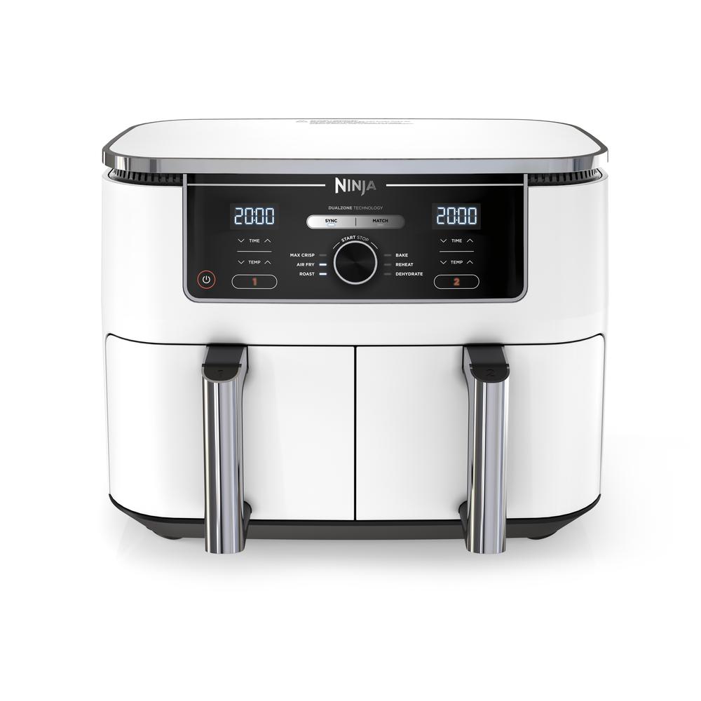 Ninja Foodi Max AF400EUWH 2x 4,75L tvöfaldur Air Fryer, FlexDrawer, 8 aðgerðir, 2470W, Hvítur - image 2 [c831ae242a]