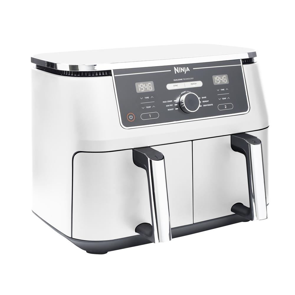 Ninja Foodi Max AF400EUWH 2x 4,75L tvöfaldur Air Fryer, FlexDrawer, 8 aðgerðir, 2470W, Hvítur - image 4 [12ad37525a]
