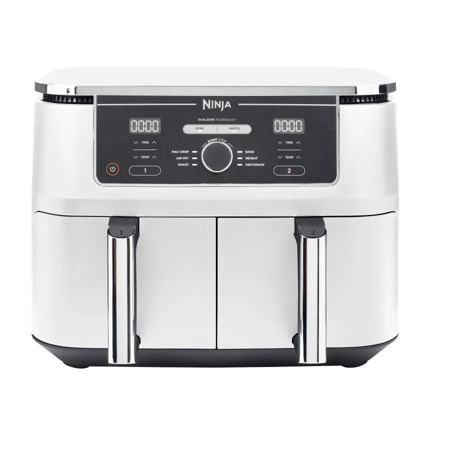 Ninja Foodi Max AF400EUWH 2x 4,75L tvöfaldur Air Fryer, FlexDrawer, 8 aðgerðir, 2470W, Hvítur - image 5 [cbcf650a29]