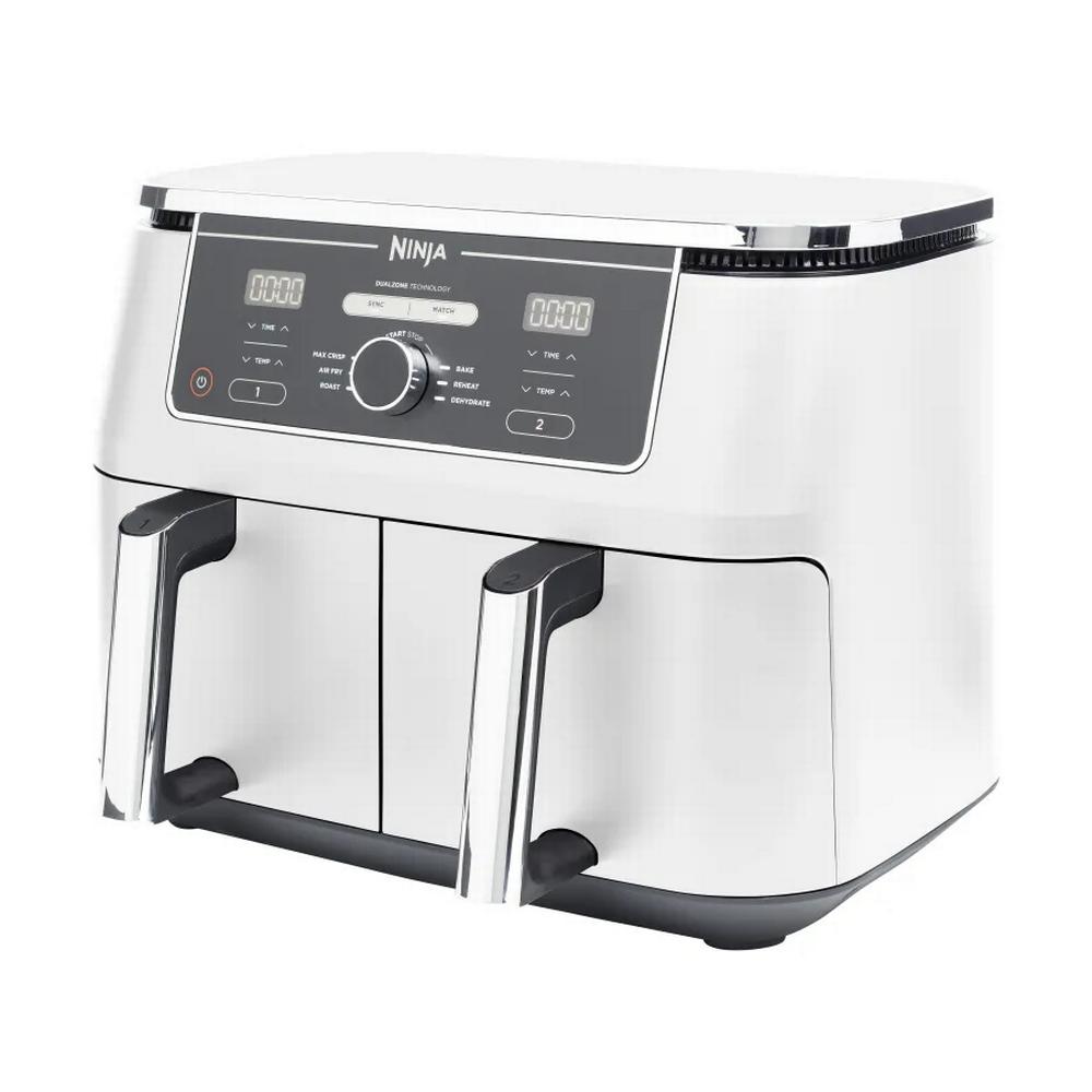 Ninja Foodi Max AF400EUWH 2x 4,75L tvöfaldur Air Fryer, FlexDrawer, 8 aðgerðir, 2470W, Hvítur - image 8 [fb1668b289]