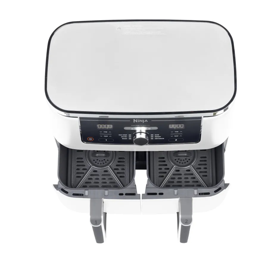 Ninja Foodi Max AF400EUWH 2x 4,75L tvöfaldur Air Fryer, FlexDrawer, 8 aðgerðir, 2470W, Hvítur - image 9 [ee98fe6c3c]