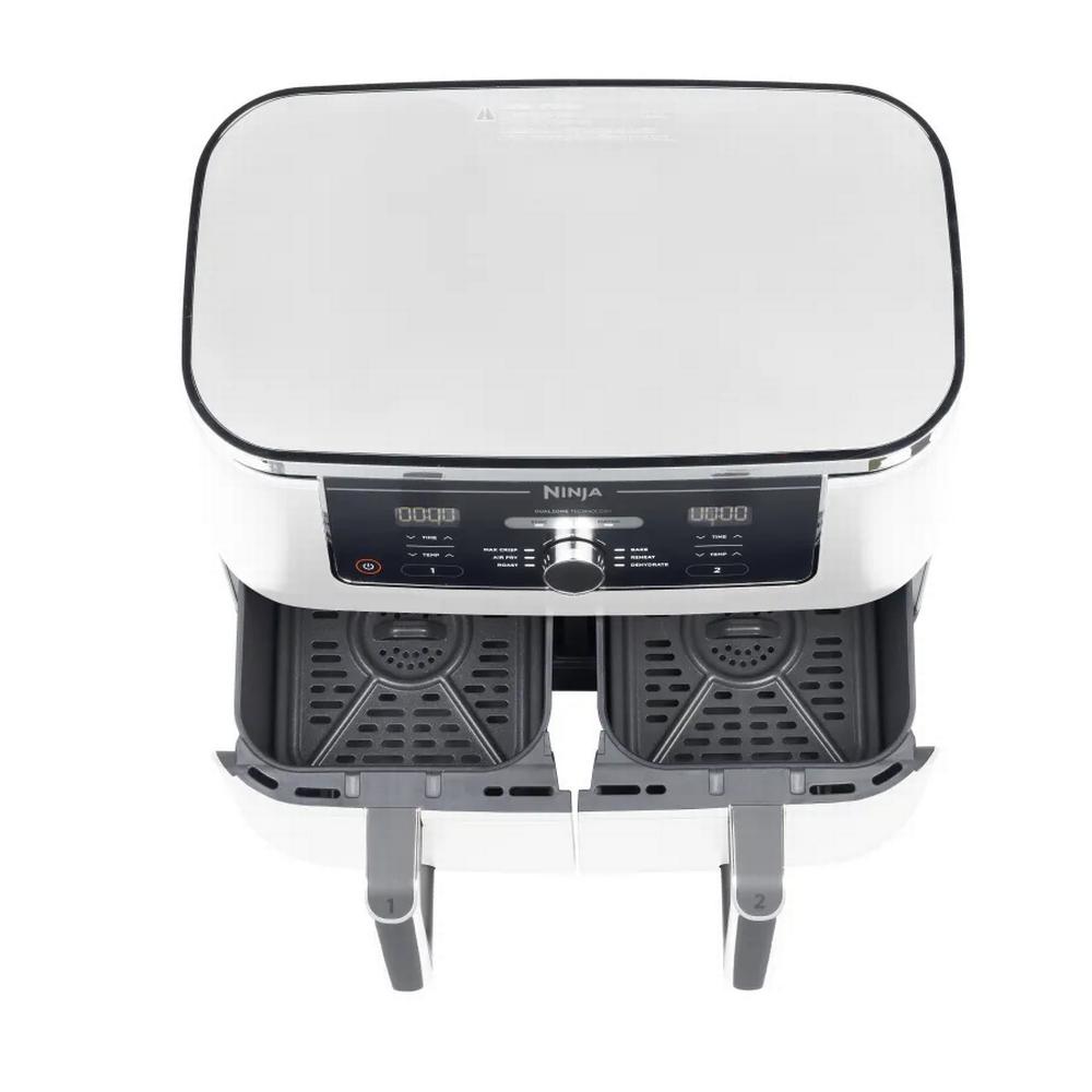 Ninja Foodi Max AF400EUWH 2x 4,75L tvöfaldur Air Fryer, FlexDrawer, 8 aðgerðir, 2470W, Hvítur - image 10 [7c0b3486a9]
