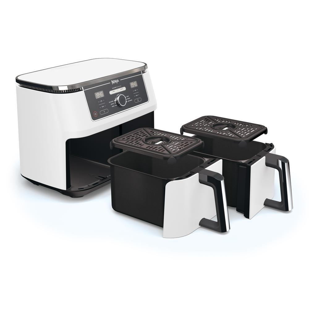 Ninja Foodi Max AF400EUWH 2x 4,75L tvöfaldur Air Fryer, FlexDrawer, 8 aðgerðir, 2470W, Hvítur - image 12 [ec853b6078]