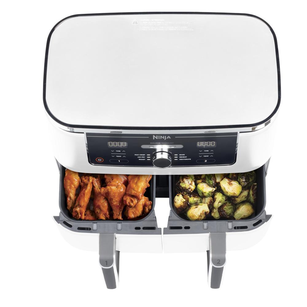 Ninja Foodi Max AF400EUWH 2x 4,75L tvöfaldur Air Fryer, FlexDrawer, 8 aðgerðir, 2470W, Hvítur - image 14 [3cdbdfe141]