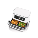 Ninja Foodi AF500EUWH 2x 10,4L tvöfaldur Air Fryer, FlexDrawer, 7 aðgerðir, 2470W, Hvítur - image 4 [5d353f9781]