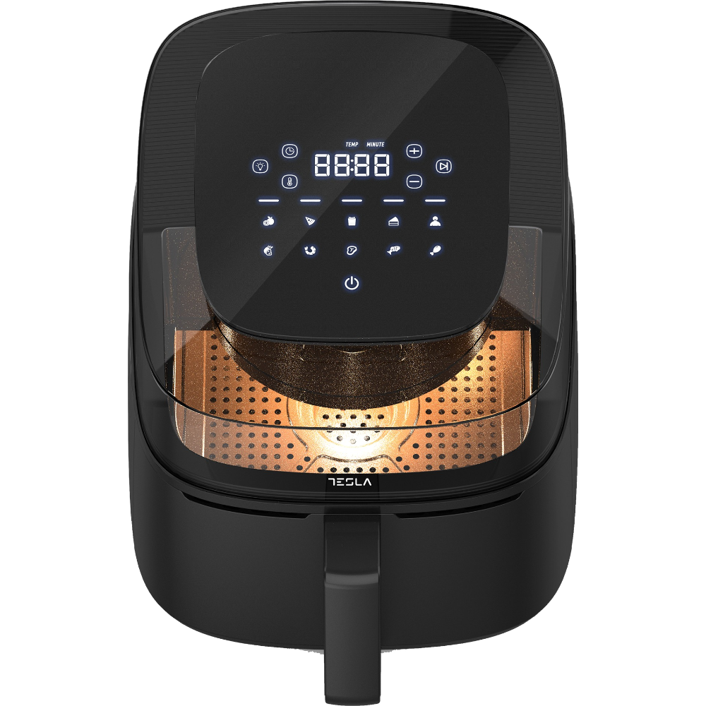 Tesla AF550BG 5L loftsteikningarpottur með glugga, 1500W, svartur - image 4 [002ce2828d]