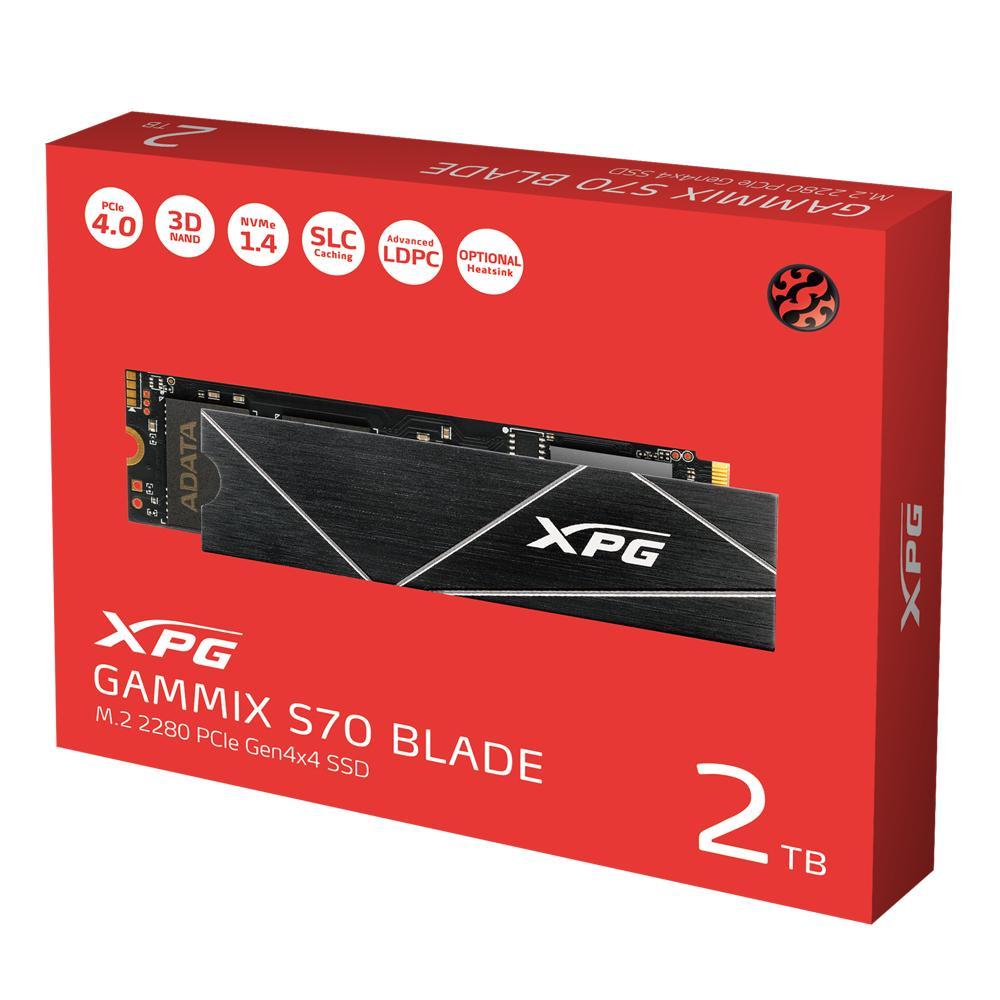 2TB PCIe Gen4 NVMe SSD M.2 ADATA Blade S70 - PS5 Ready - image 12 [9942cedfe2]