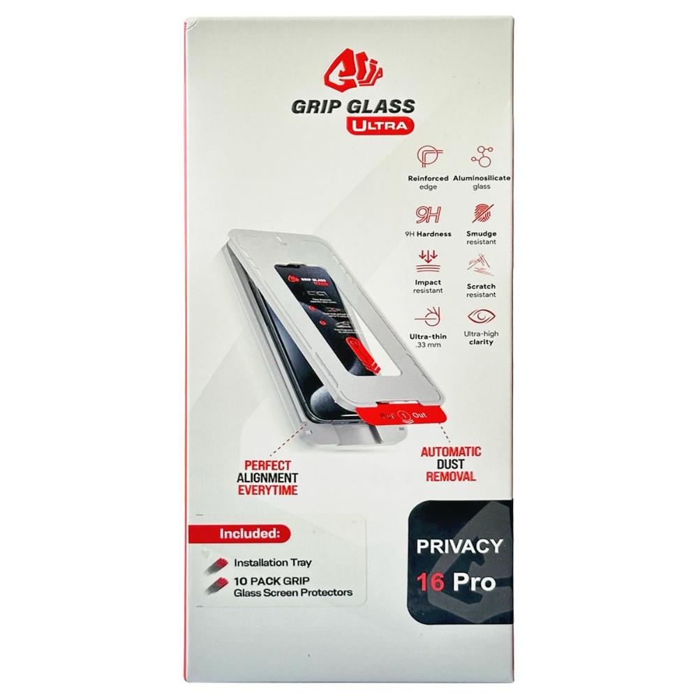 Grip Glass - Tempered glass - varnargler fyrir iPhone 16 pro / 17 - image 9 [68ed370044]