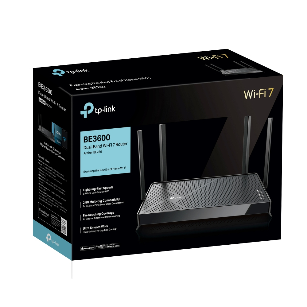 TP-Link Archer BE230 Þráðlaus WiFi 7 Router, BE3600 - image 7 [2d6d5836b8]