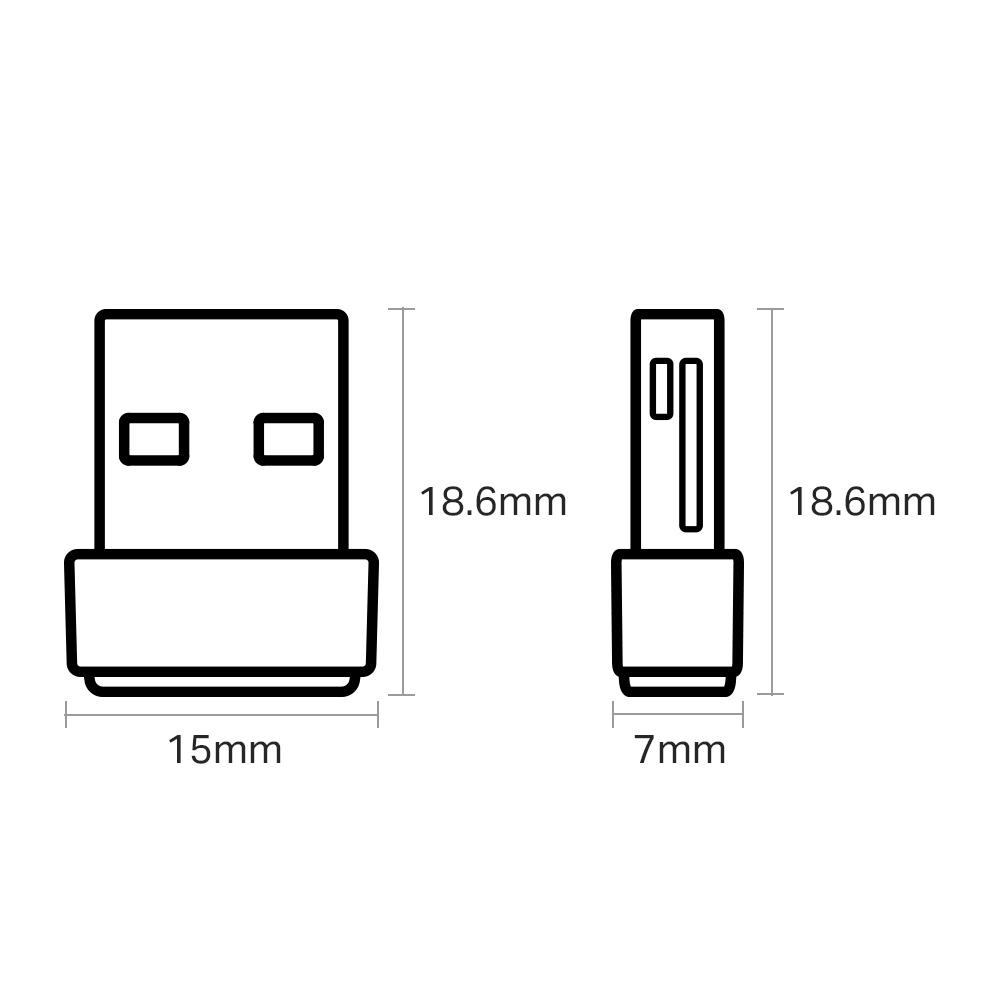 TP-Link Archer T2U Nano Þráðlaust USB Netkort, AC600 - image 4 [2ae70ecdf9]